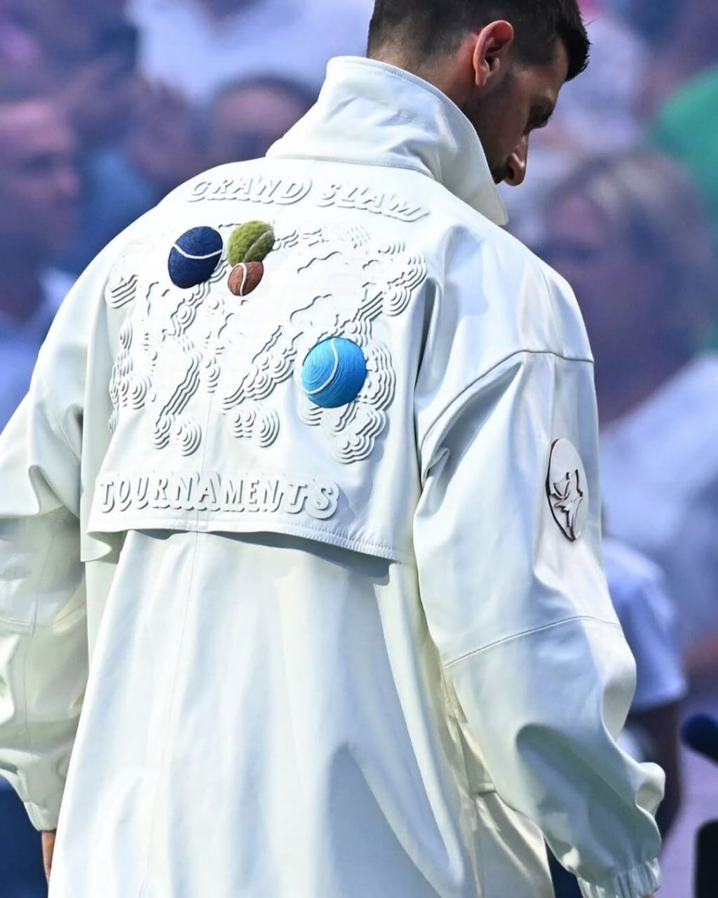 GOAT-колекція: Lacoste створили унікальну куртку для Новака Джоковича з картою його перемог