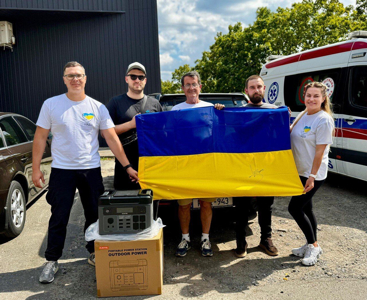 Силы обороны и больницы Сумской области получили помощь от фонда ''Надежда''