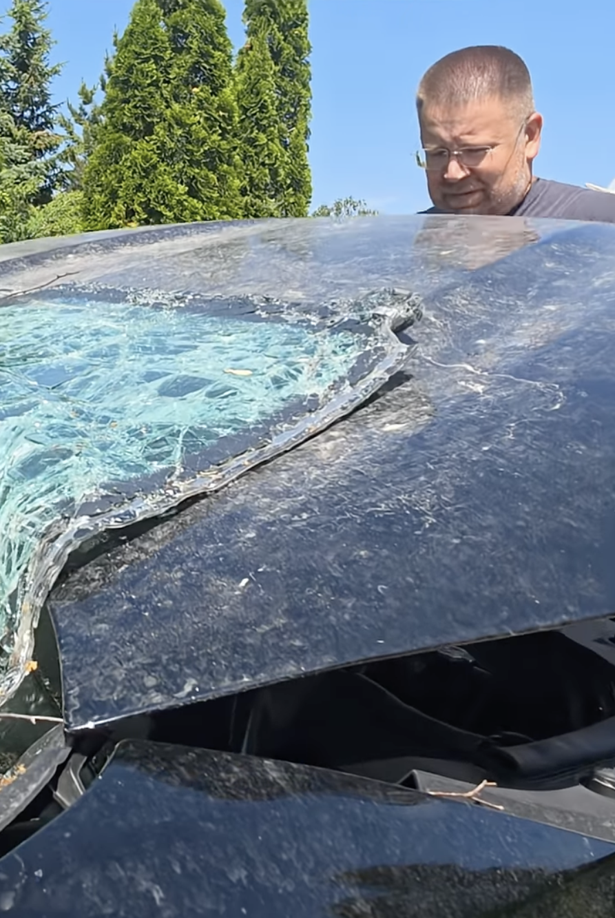 Авто выдержало прилет двух ракет Х-101: в сети завирусилось видео с Киевщины