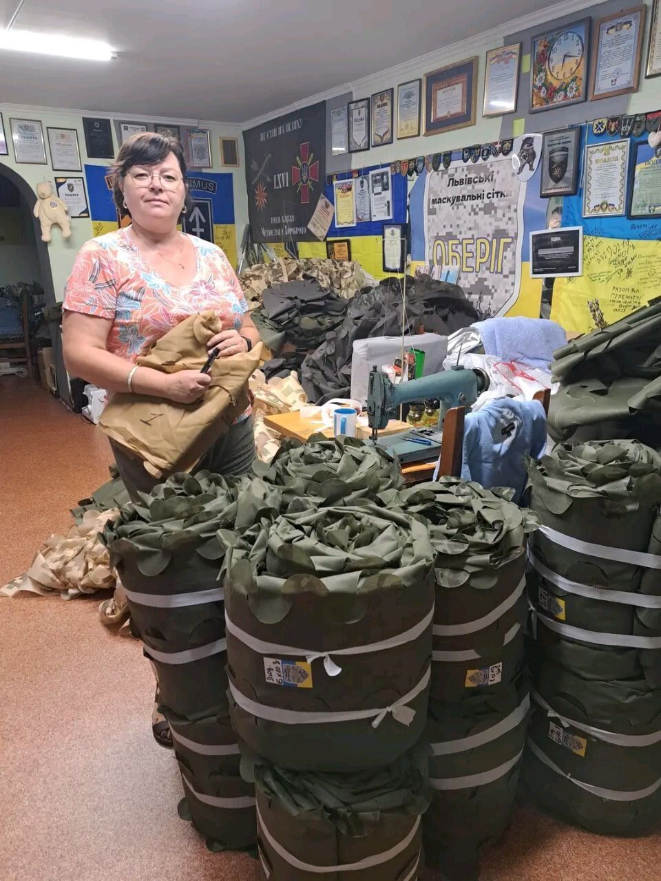 Работа волонтерского сообщества ''Оберіг'' в помещении общежития