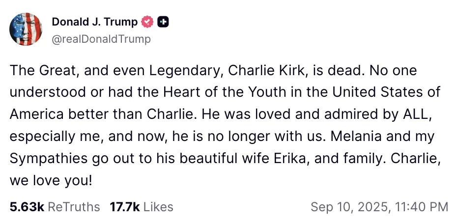 Антиукраїнська риторика і гомофобія: що пропагував Чарлі Кірк до загибелі