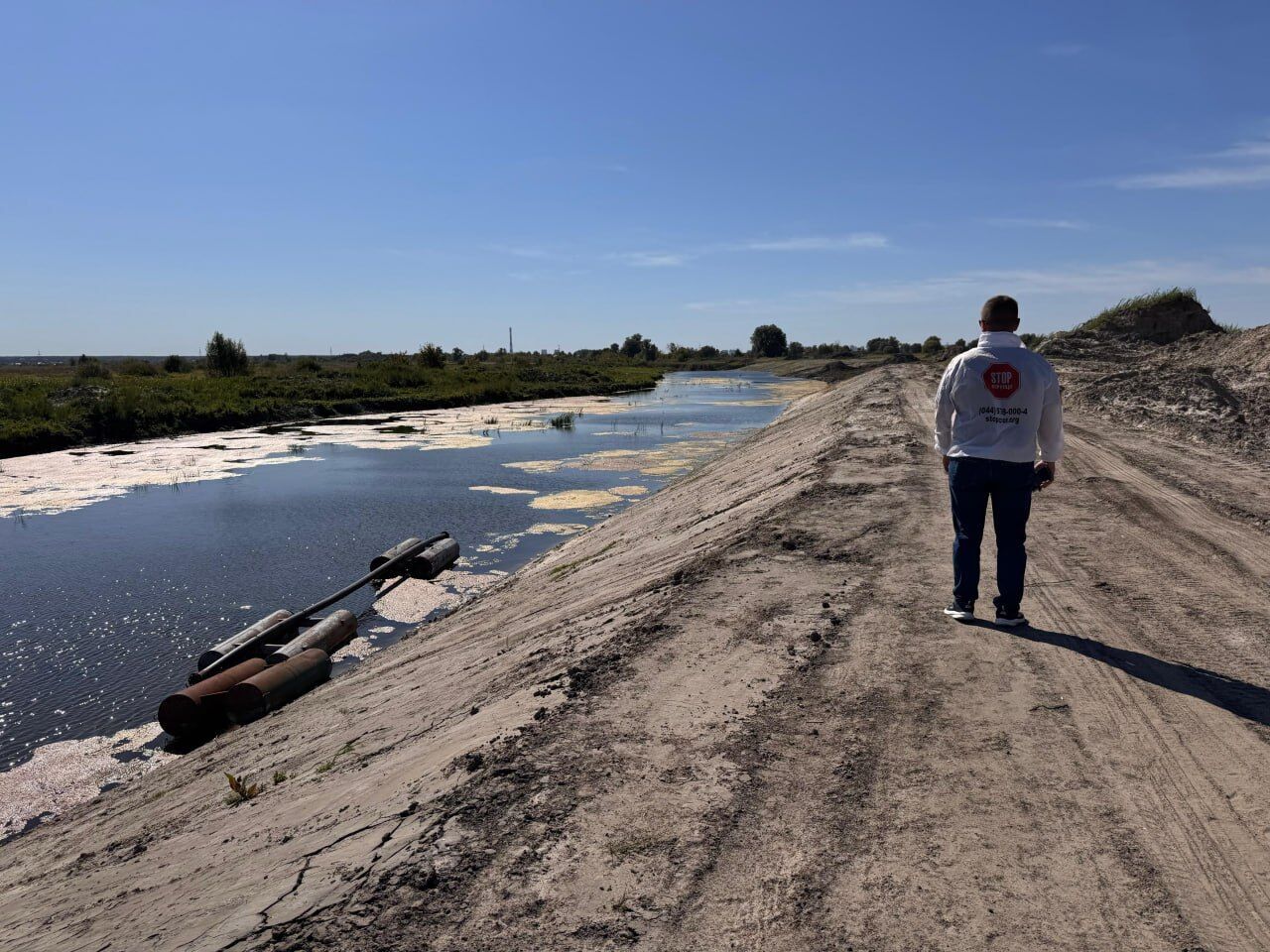 Незаконная добыча песка у O!VILLAS