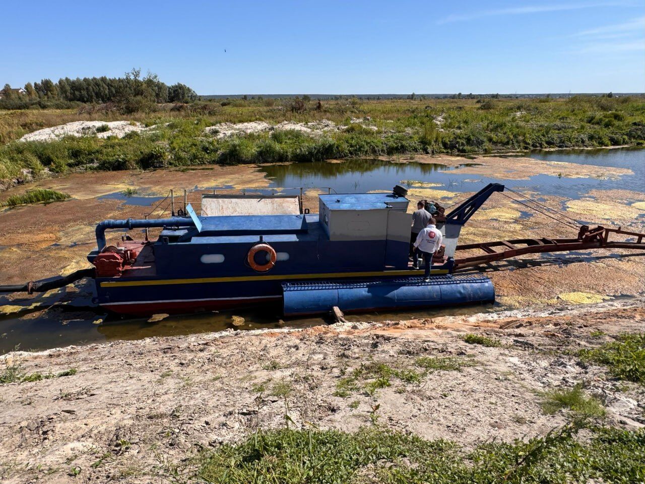 Незаконная добыча песка у O!VILLAS