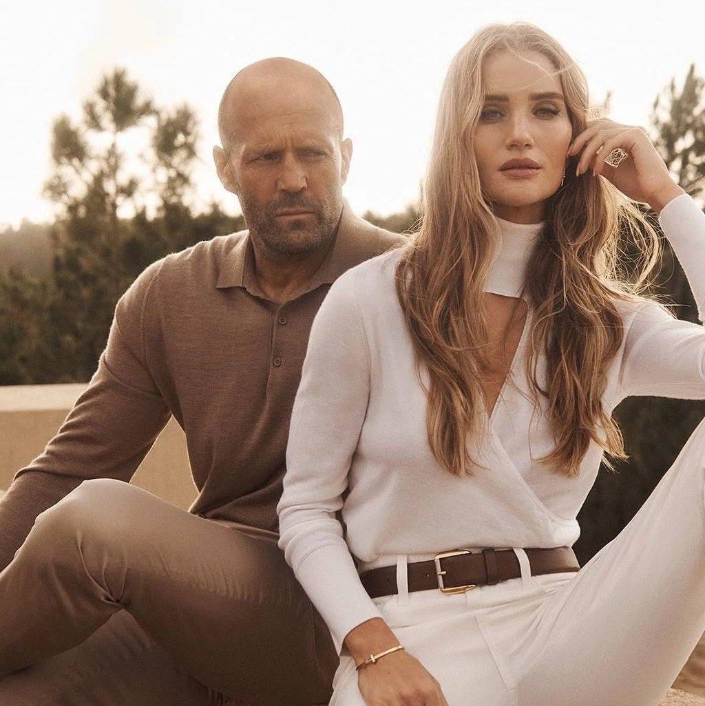 Роузи Гантингтон-Уайтли и Джейсон Стейтем снялись в новой кампании Falconeri