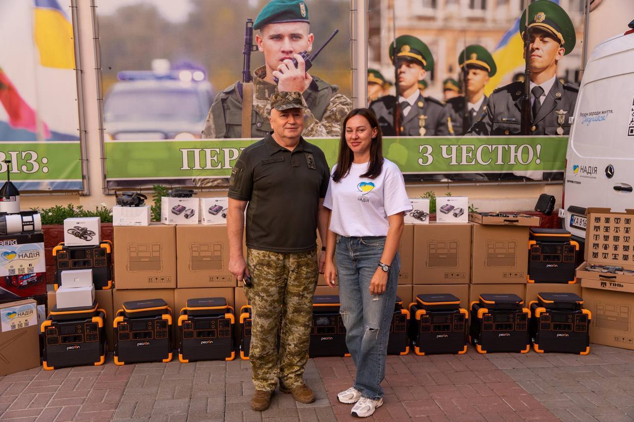 Фонд ''Надежда'', Валерий Дубиль и Вита Присяжнюк передали пограничникам помощь более чем на 30 млн гривен