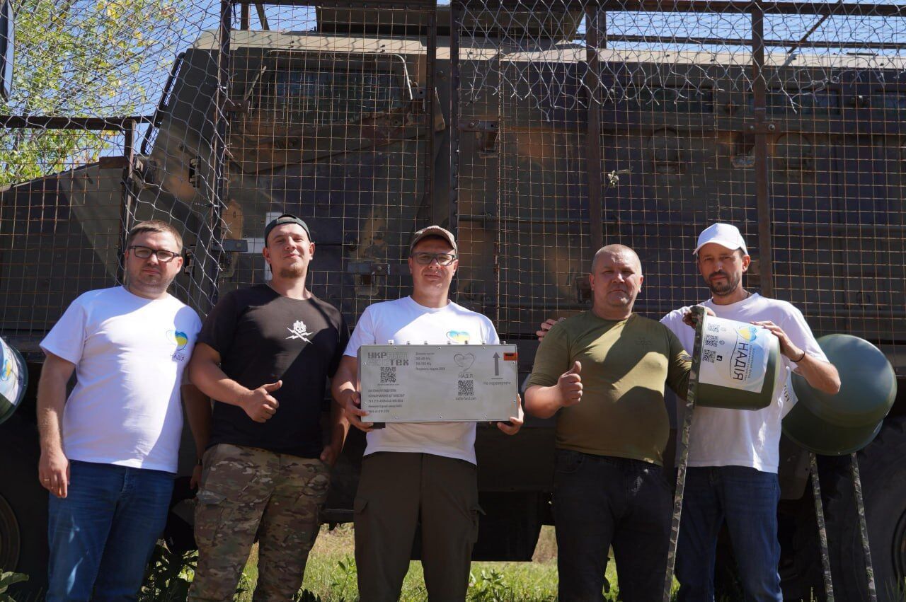 Фонд ''Надежда'' и Валерий Дубиль передали EasyPulse, РЭБ и Starlink подразделениям ВСУ на Востоке