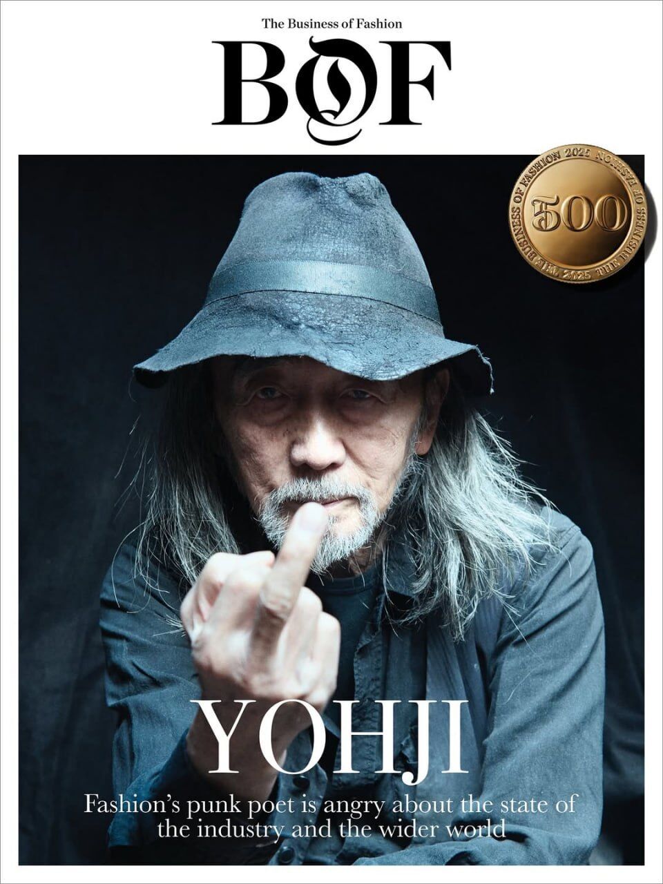 Йоджи Ямамото, Ким Кардашьян и Матье Блази — герои обложек октябрьского выпуска Business of Fashion