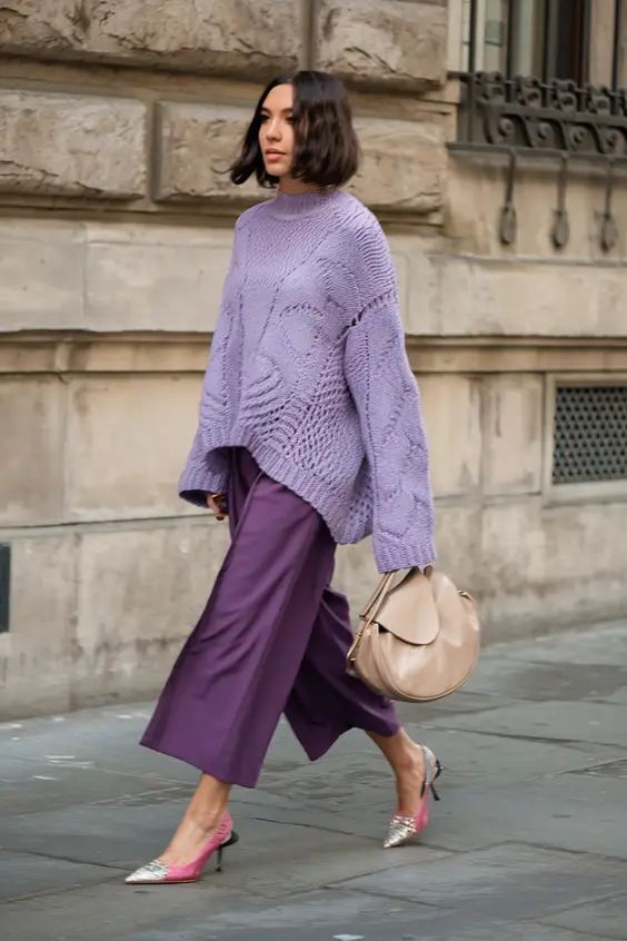 Яркий лавандовый