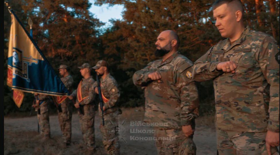 Церемония вручения шевронов