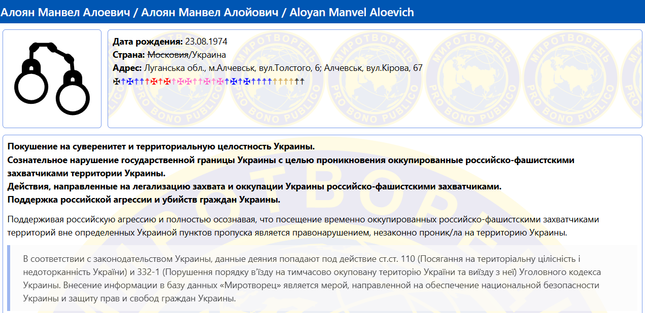 Алоян Манвел Алойович