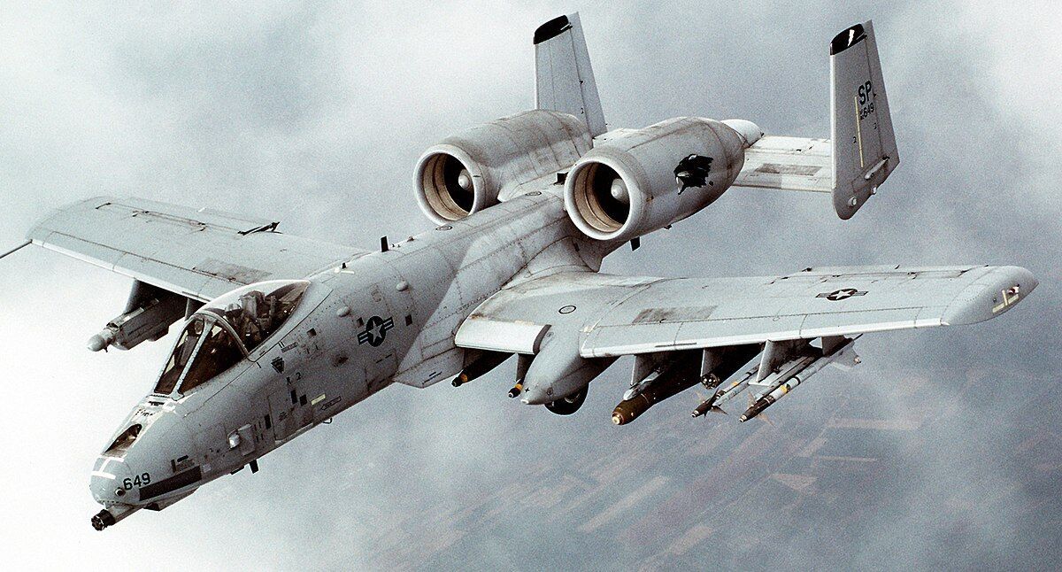 A-10 Thunderbolt II в полете