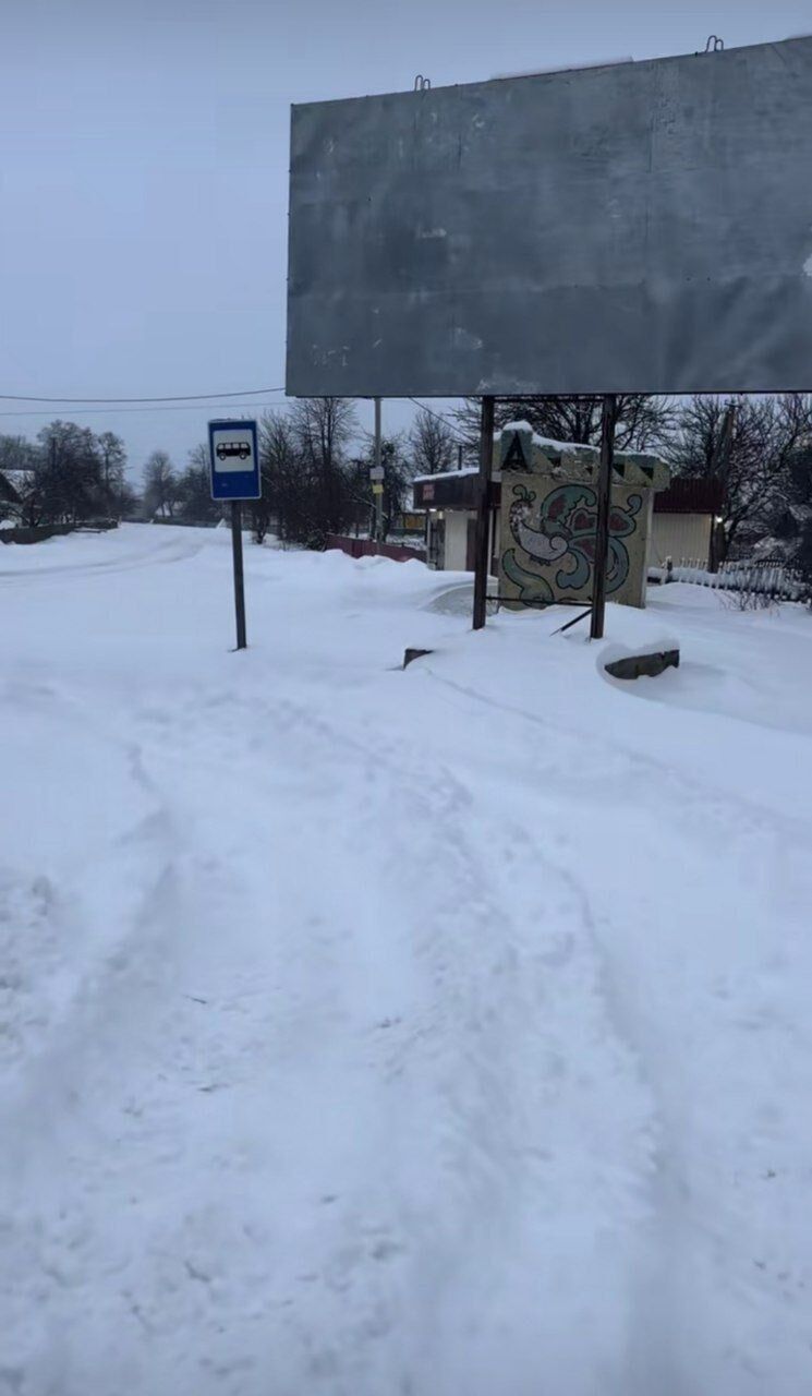 Снігові замети в Олевській ОТГ