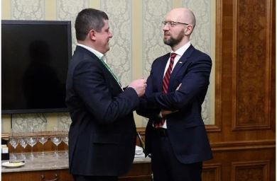 Максим Бурбак и Арсений Яценюк