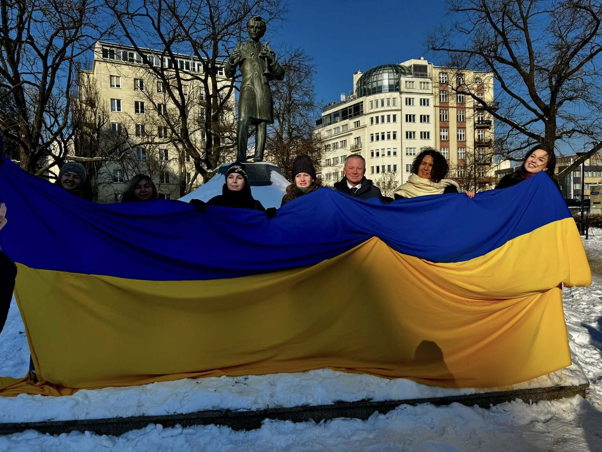 У Варшаві українці об’єдналися з нагоди Дня Соборності