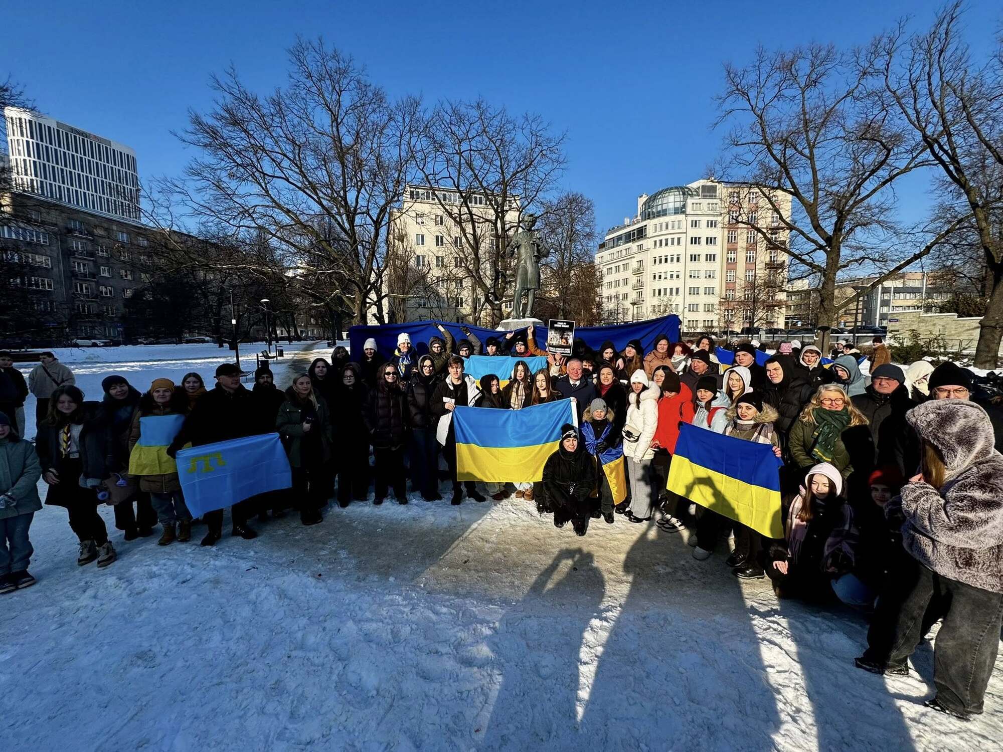 У Варшаві українці об’єдналися з нагоди Дня Соборності