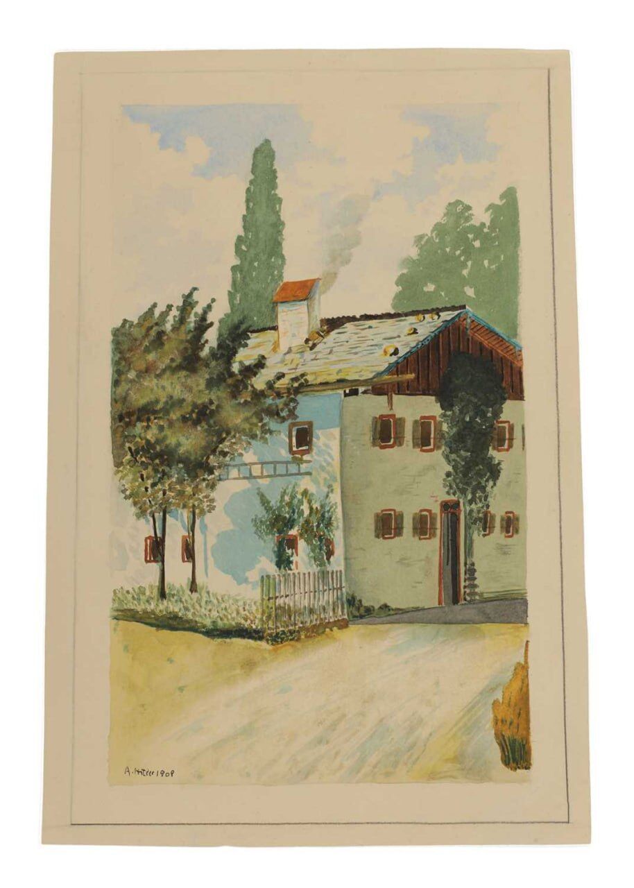 На аукціоні в Британії продали малюнки, створені Гітлером у молодості