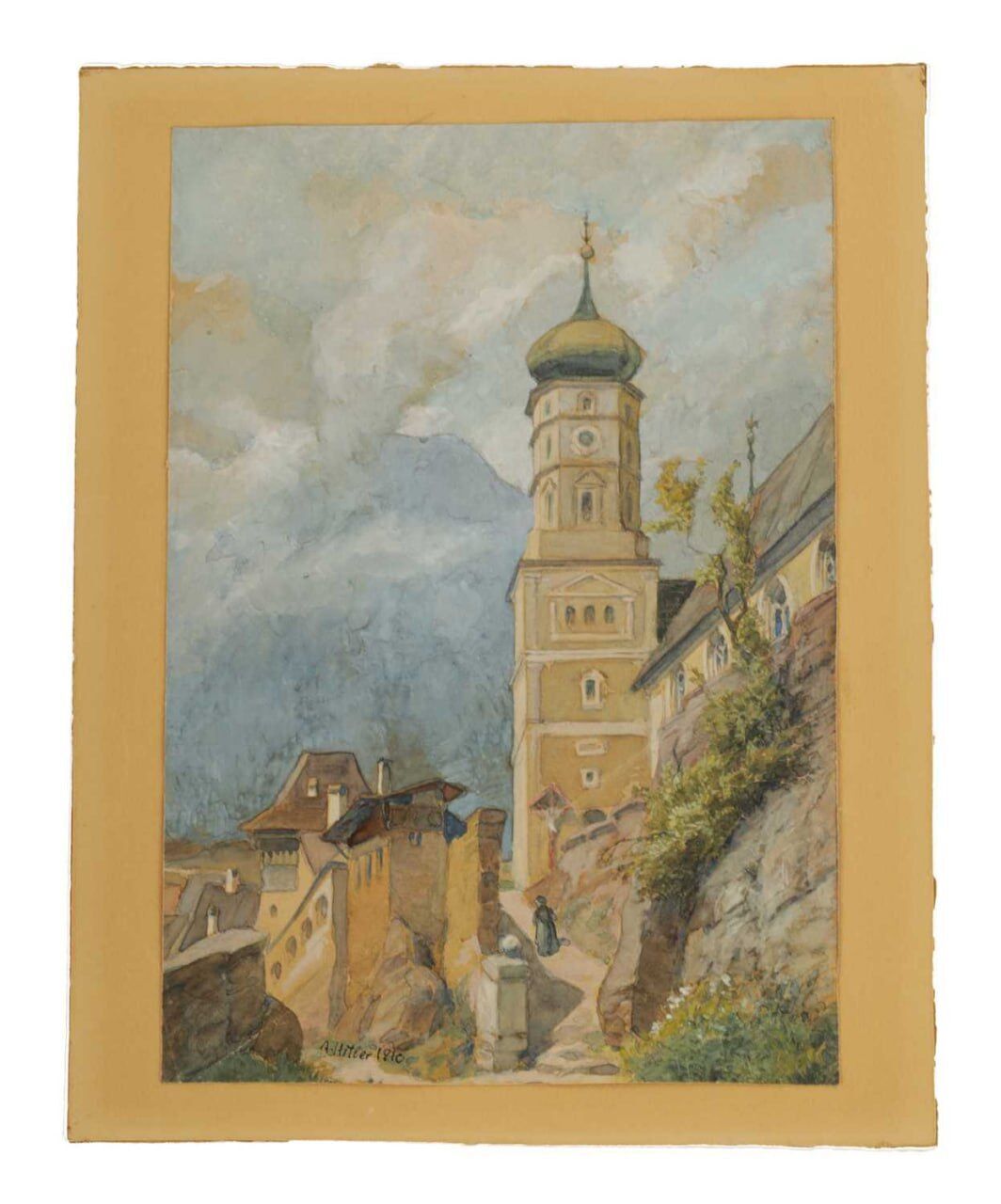 На аукціоні в Британії продали малюнки, створені Гітлером у молодості