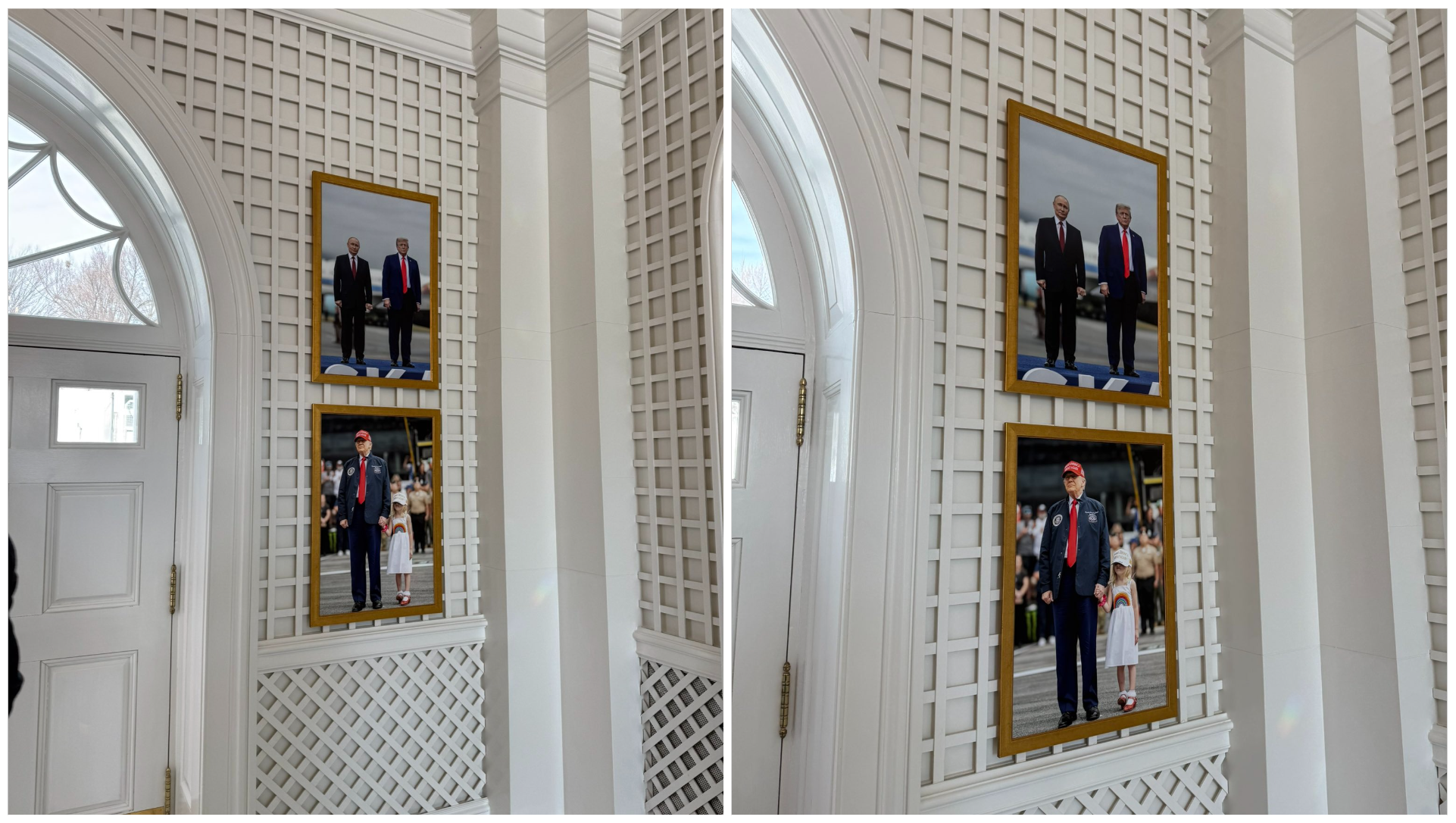 Трамп повісив фото з путіним у Білому домі: вище за фото онучки