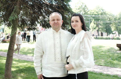 Зазуляк с женой