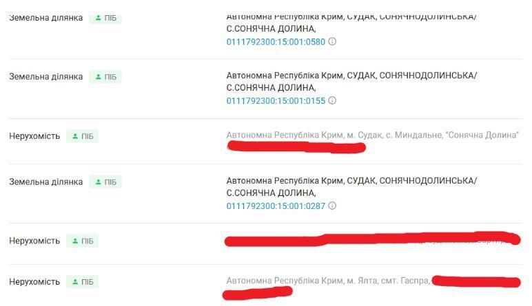 Недвижимость Анны Свириденко
