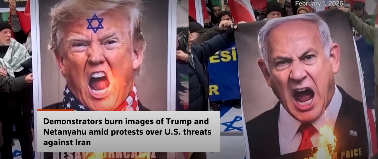 У Турції зпалюють плакати з Трампом і Нетаньяху