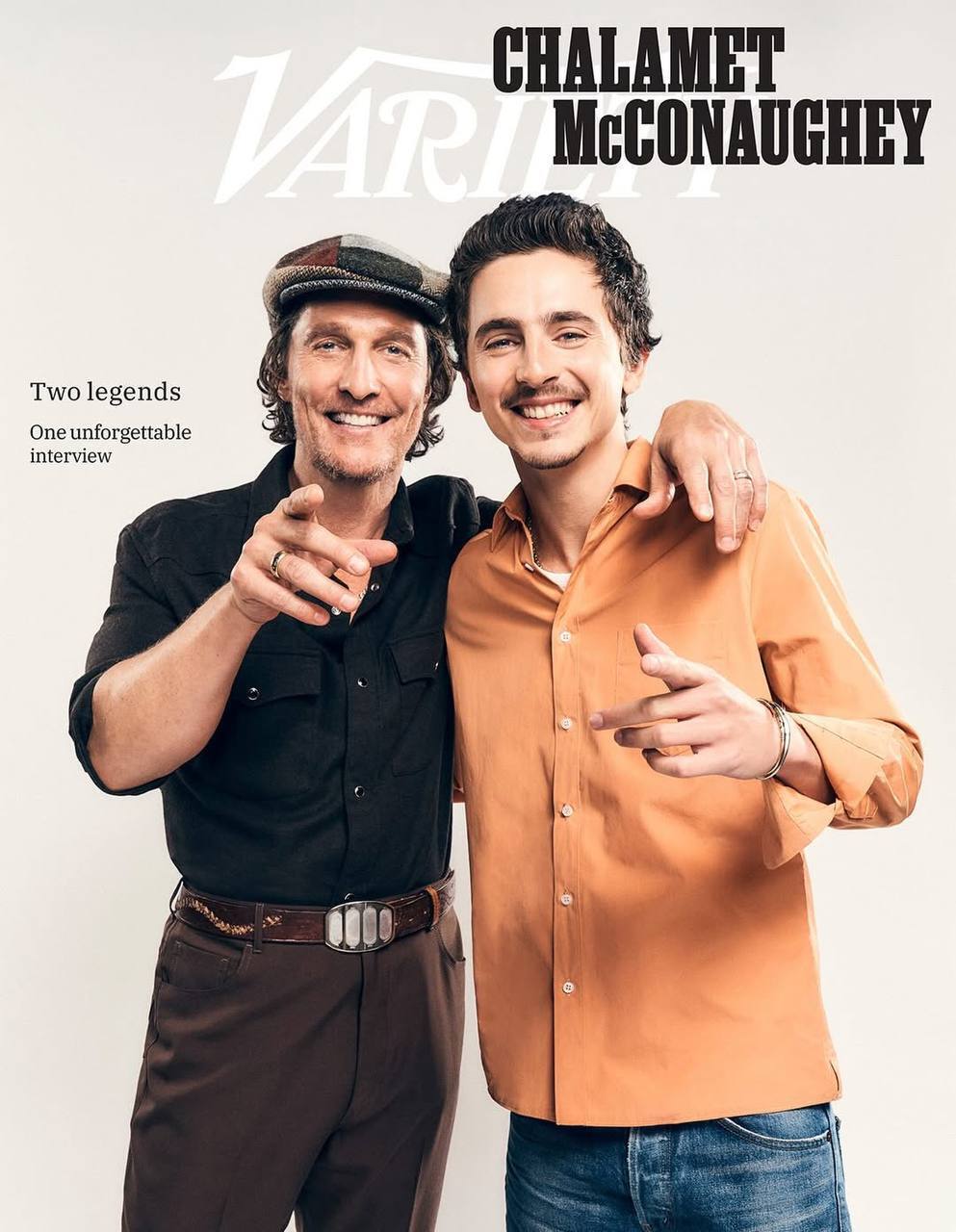 Тимоті Шаламе і Меттью Макконахі зустрілися в подкасті Variety