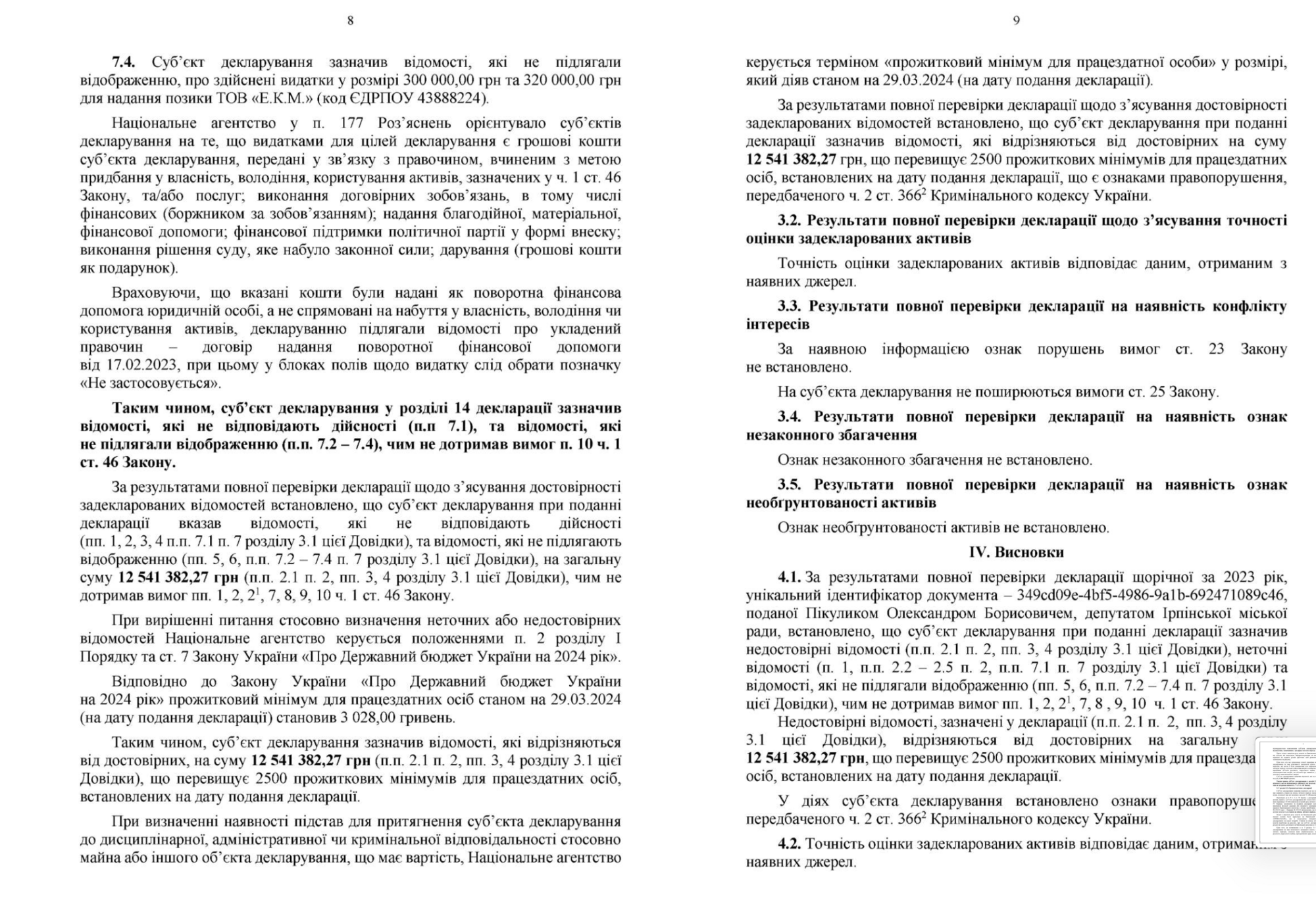 НАПК проверило депутата из Ирпеня Александра Пикулика