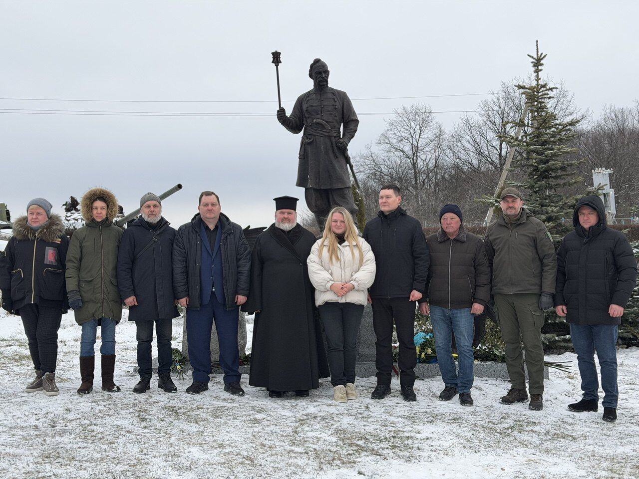 На висоті Маршала Конєва відкрили пам’ятник Івану Сірку