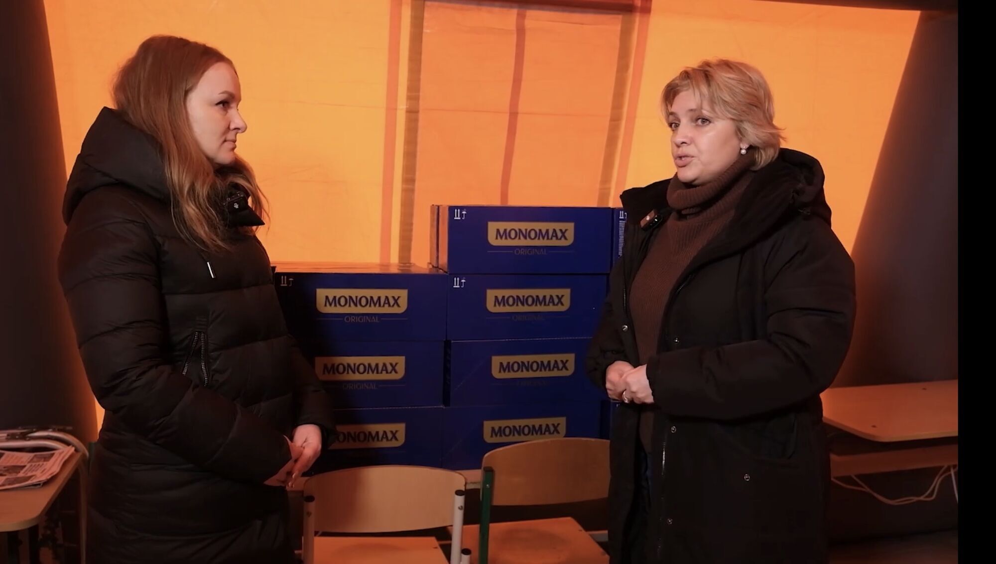 Допомога під час холодів: як ''Мономах'' долучився до пунктів обігріву в Києві
