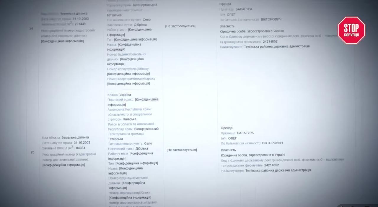 Более 100 земельных участков на минимум 10 млн грн: что задекларировал директор госхозяйства Балагура