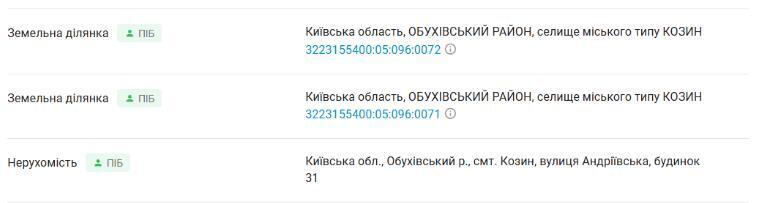 Недвижимость семьи Артемова