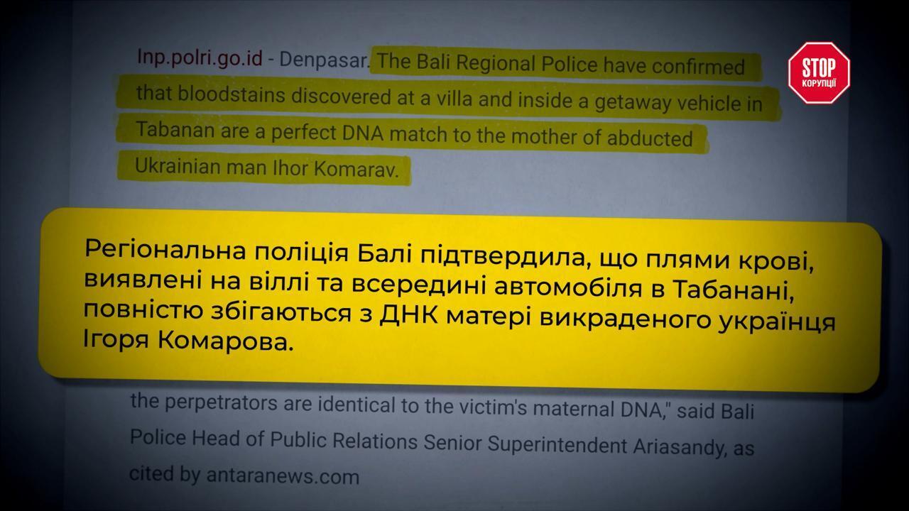 Бали, международная банда и молчание: что скрывает индонезийская полиция о гибели украинца Игоря Комарова
