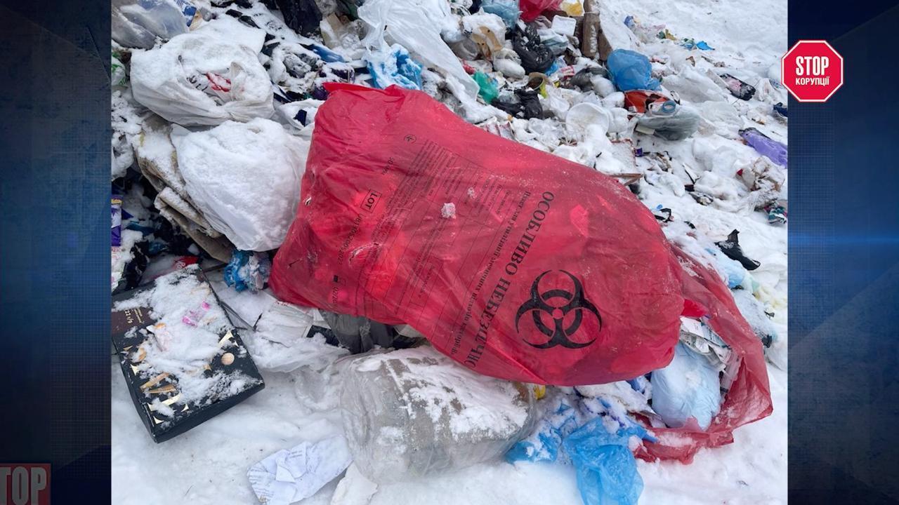 Медицинские отходы под открытым небом: как в Житомире в поле утилизируют шприцы и капельницы
