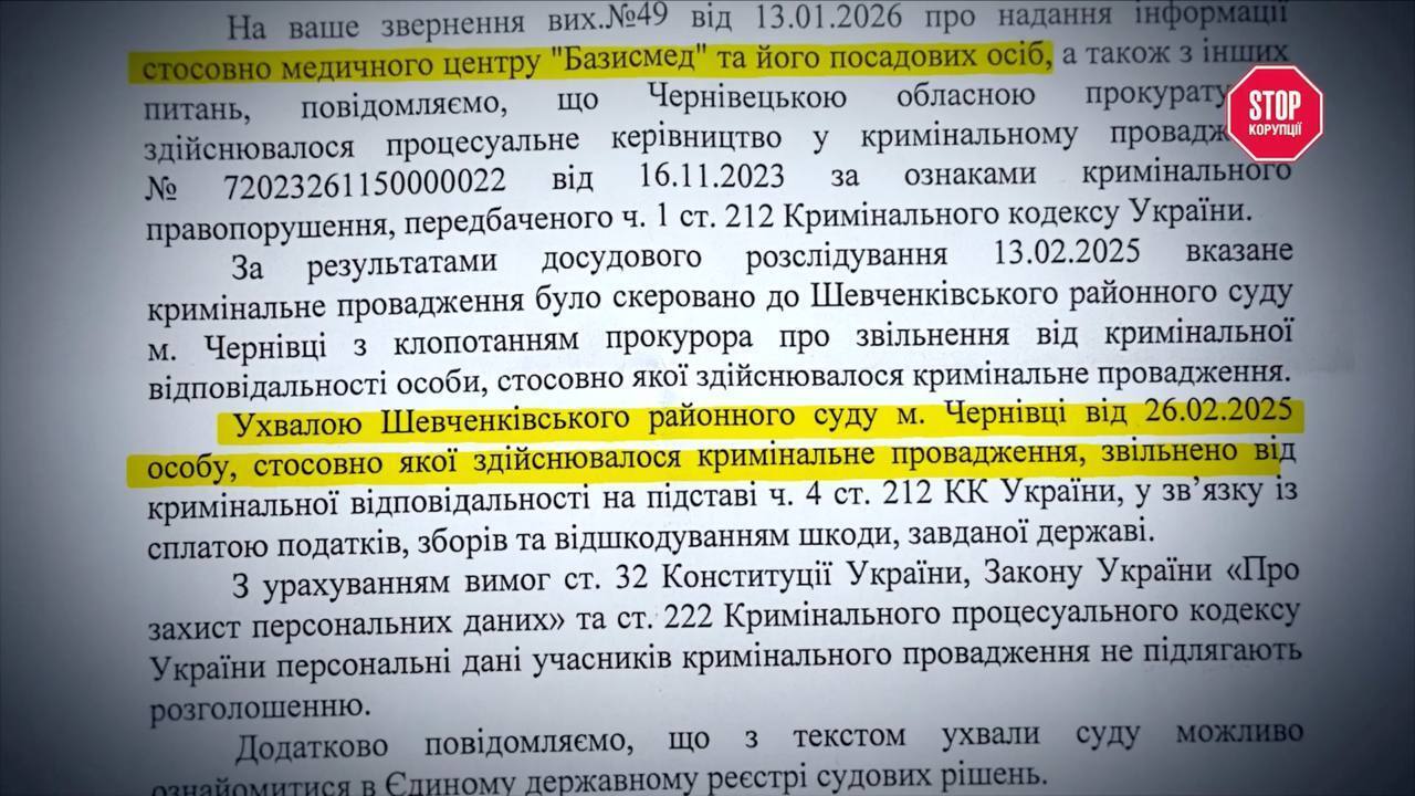 5 миллионов неуплаченных налогов: скандал вокруг медцентра семьи советника мэра Черновцов
