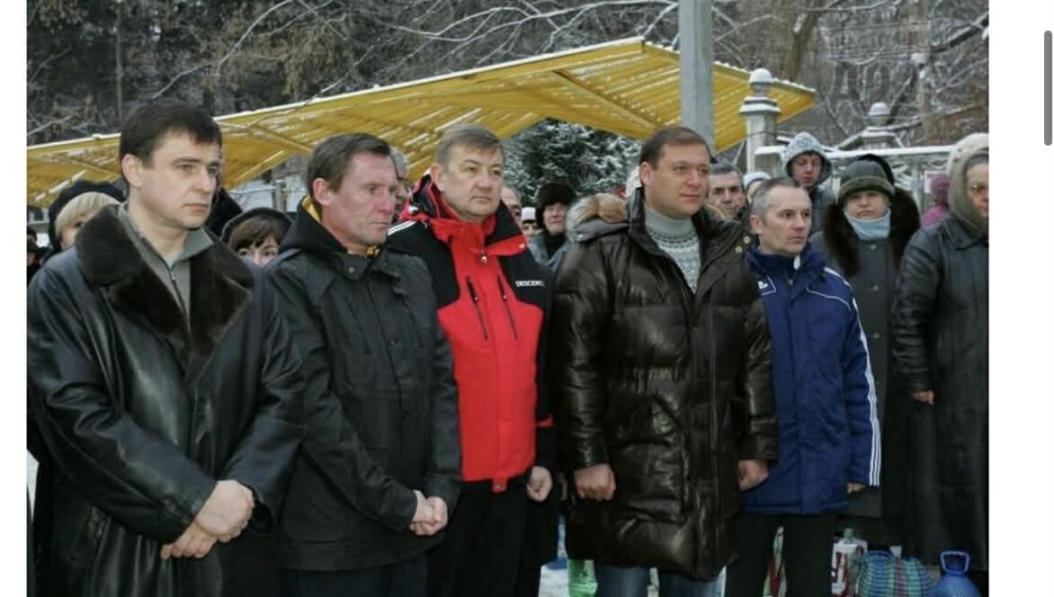 На фото: Дмитро Шенцев разом з Михайлом Добкіним