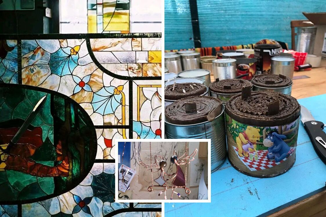 Собственноручные композиции, изготовленные Тарасом Мозговым.