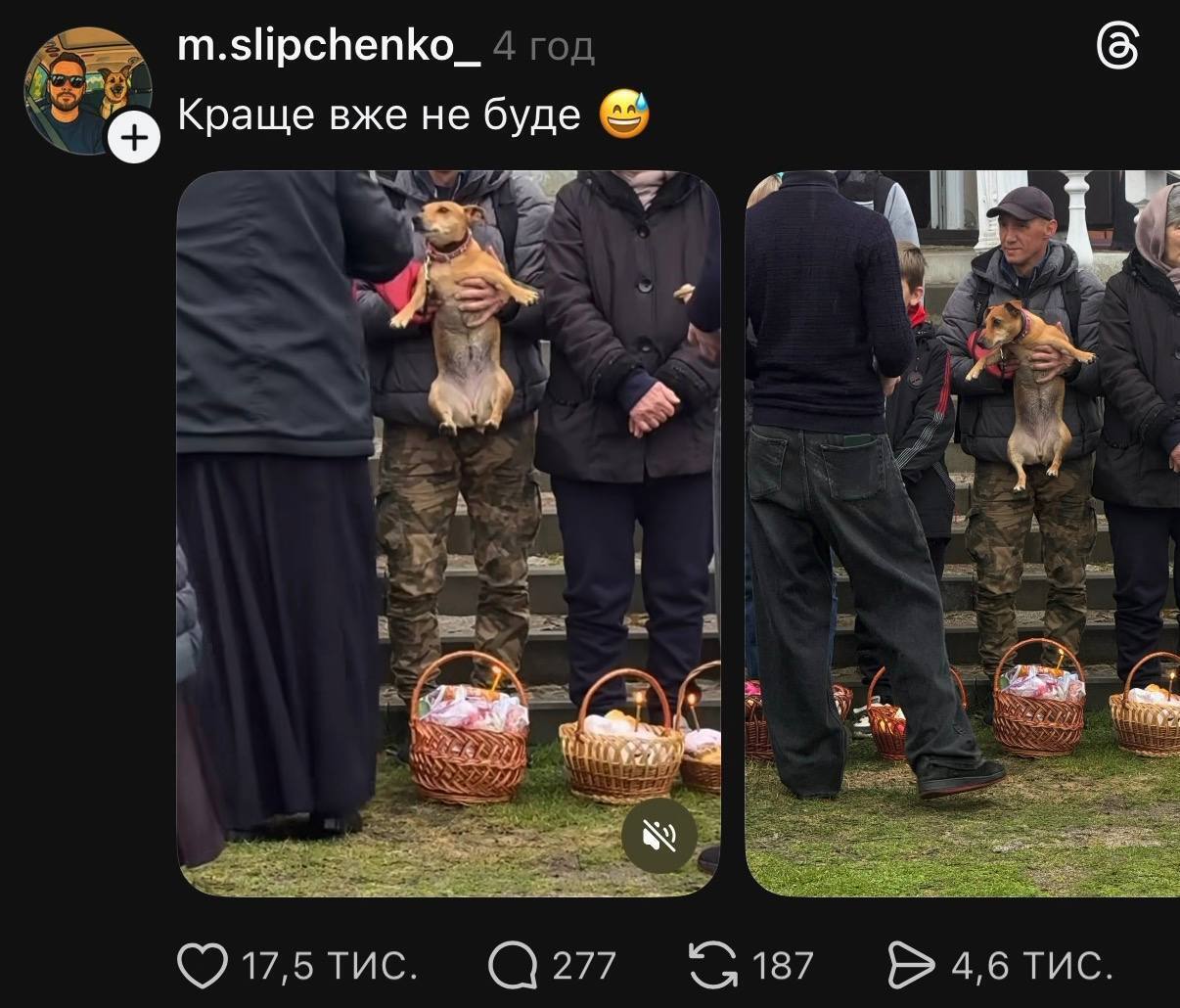 Коти, пиво і підручники: що українці несли до великодніх кошиків у 2026 році