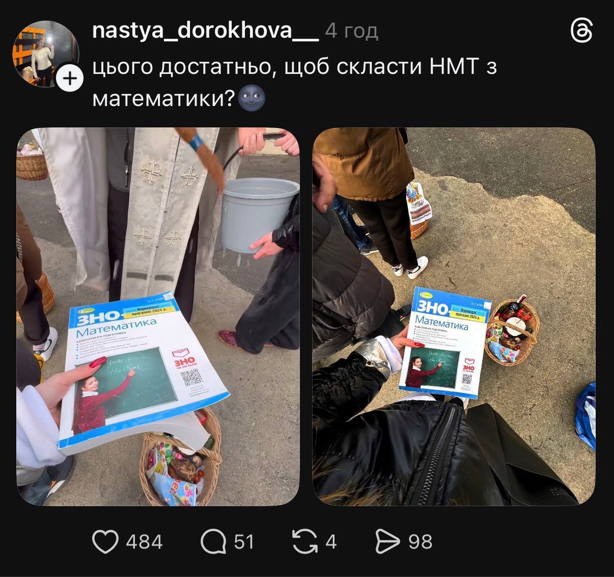 Коти, пиво і підручники: що українці несли до великодніх кошиків у 2026 році