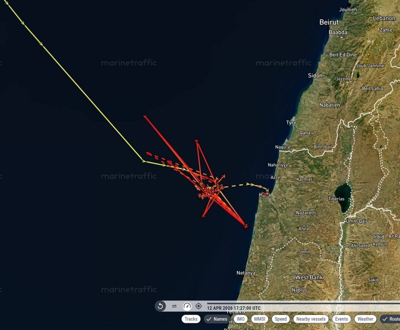 Израиль допустил российское судно с более 43 тыс. тонн пшеницы, которая могла произойти с ВОТ Украины