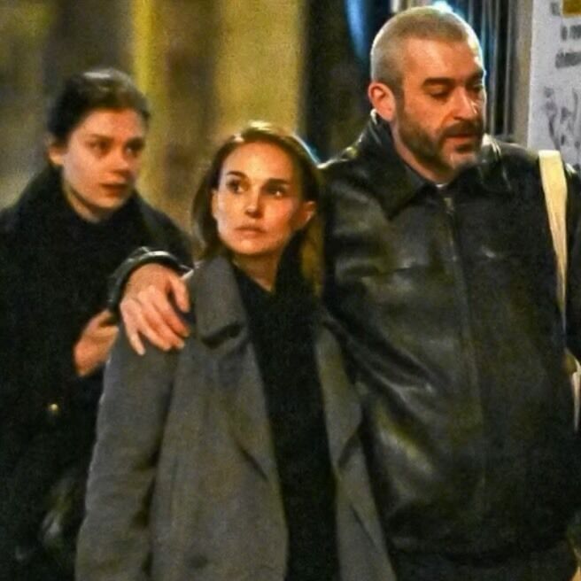 Портман и отец ребенка