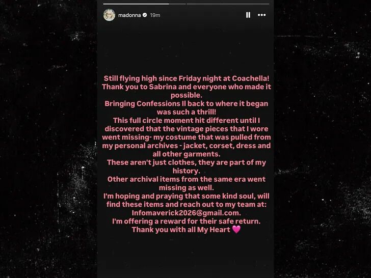 Мадонна про крадіжку