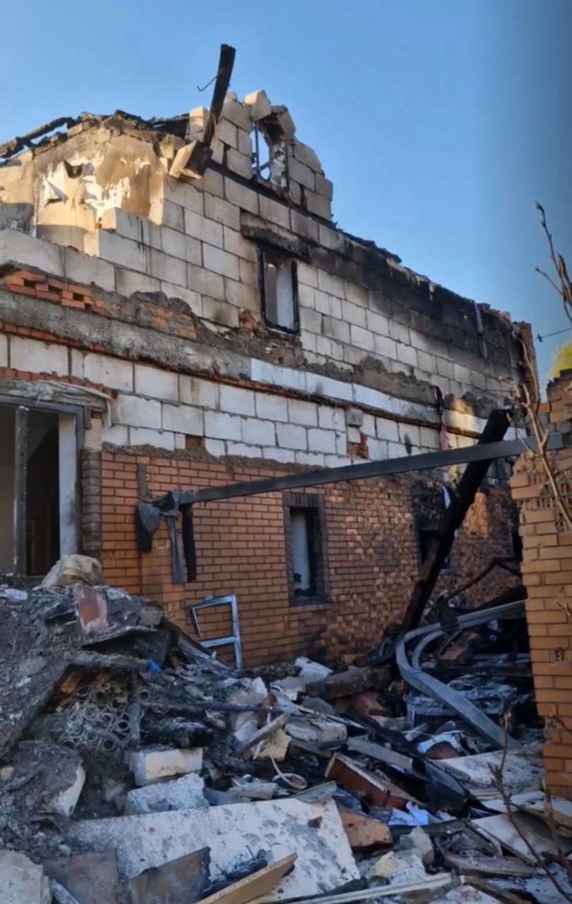 Советник Минобороны ''Флэш'' показал разрушенный ударом дронов Shahed дом