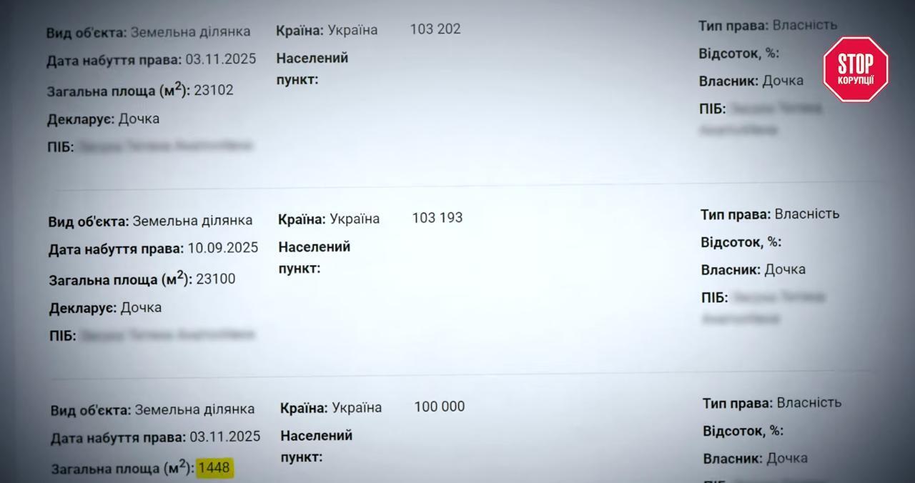 Кар'єра і кадастр: як посадові сходи Оксани Ястреб збіглися з наповненням земельного банку родини