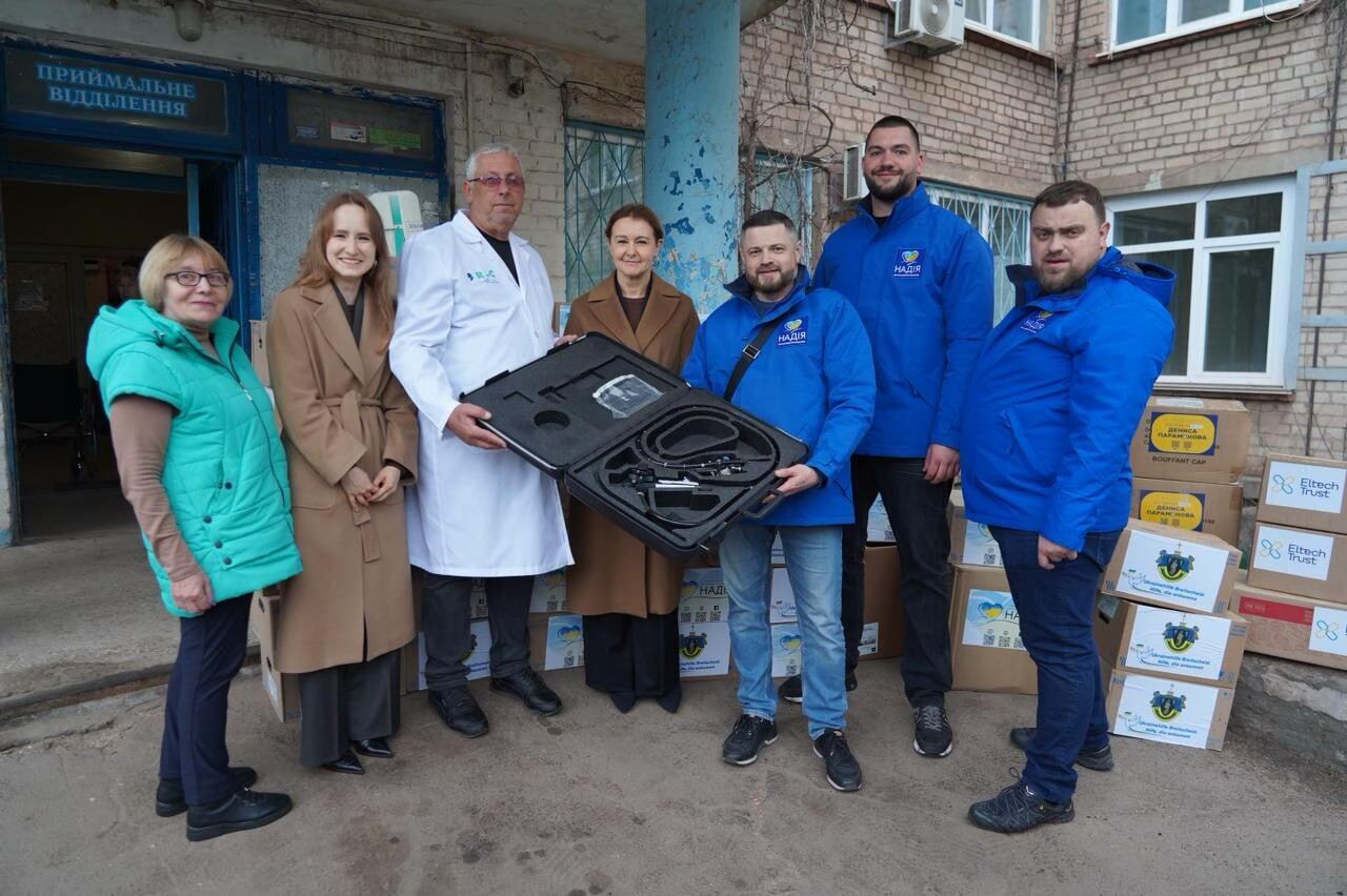 Фонд ''Надія'' та Валерій Дубіль передали допомогу лікарням Кривого Рогу — в межах програми підтримки медзакладів