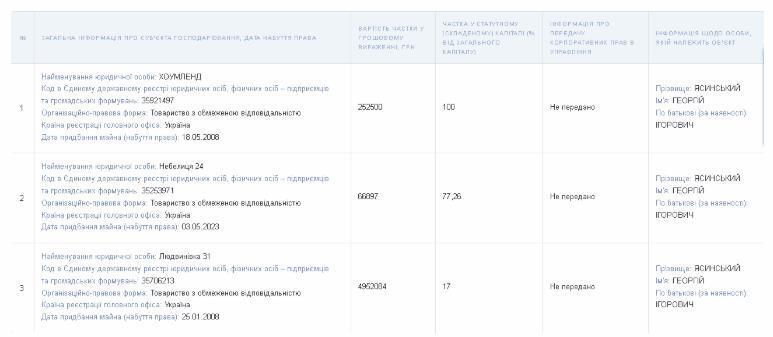 Бизнес-активы в декларации