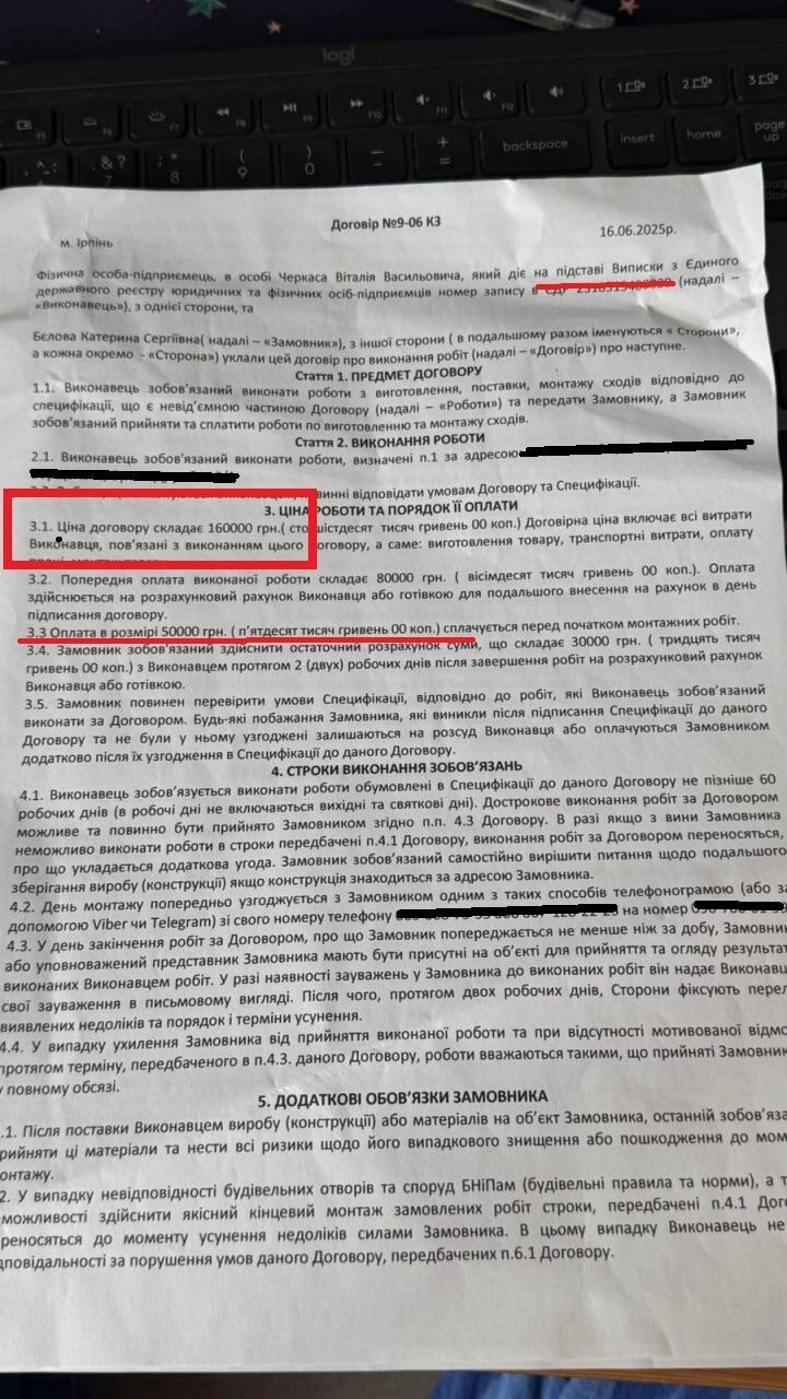 ''Меблева афера'' на 1,5 млн? Замовники заявляють про невиконані роботи ФОПом з Ірпеня