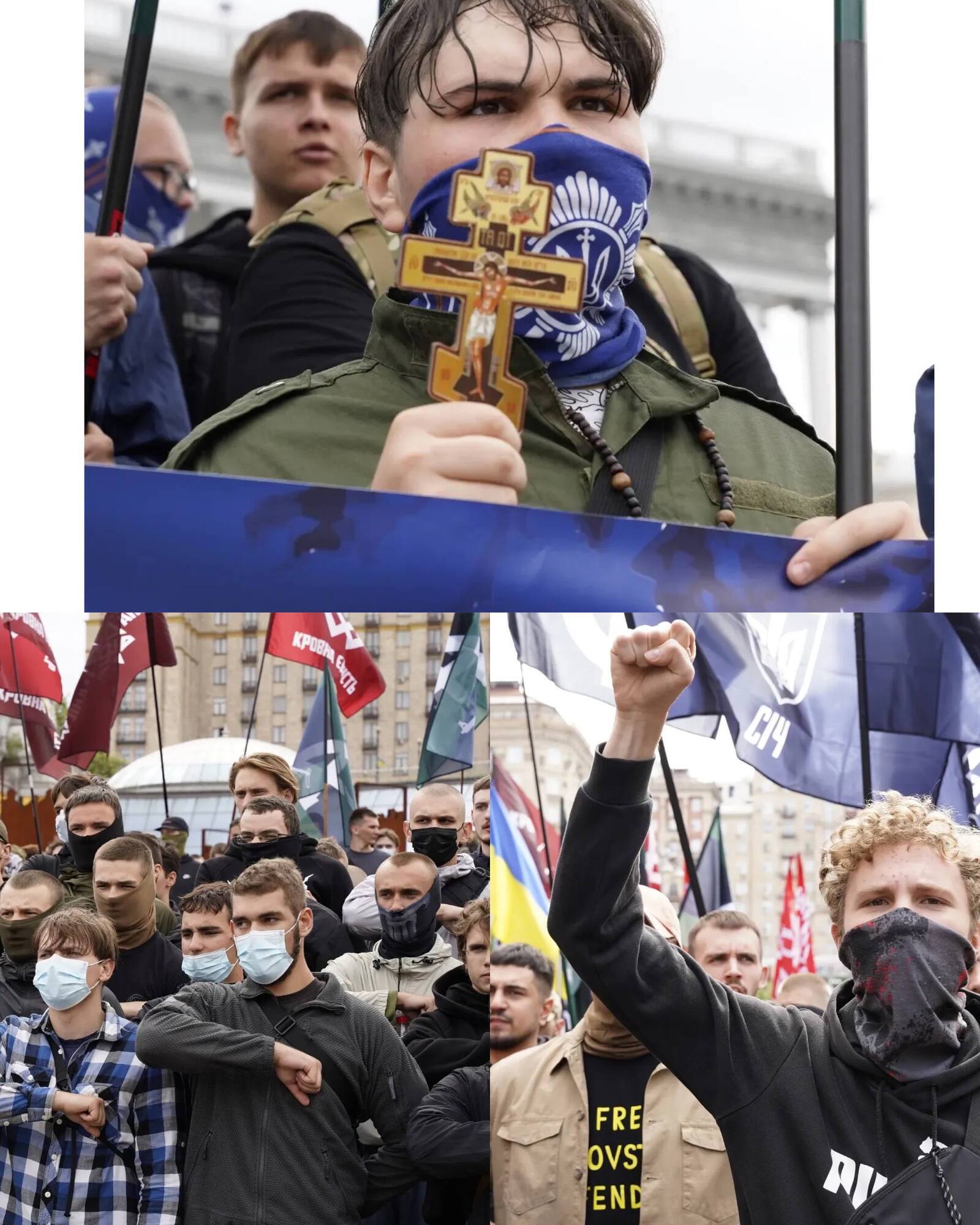 В Киеве стартовал прайд ЛГБТ-сообщества: одновременно в центре прошел марш за традиционные ценности