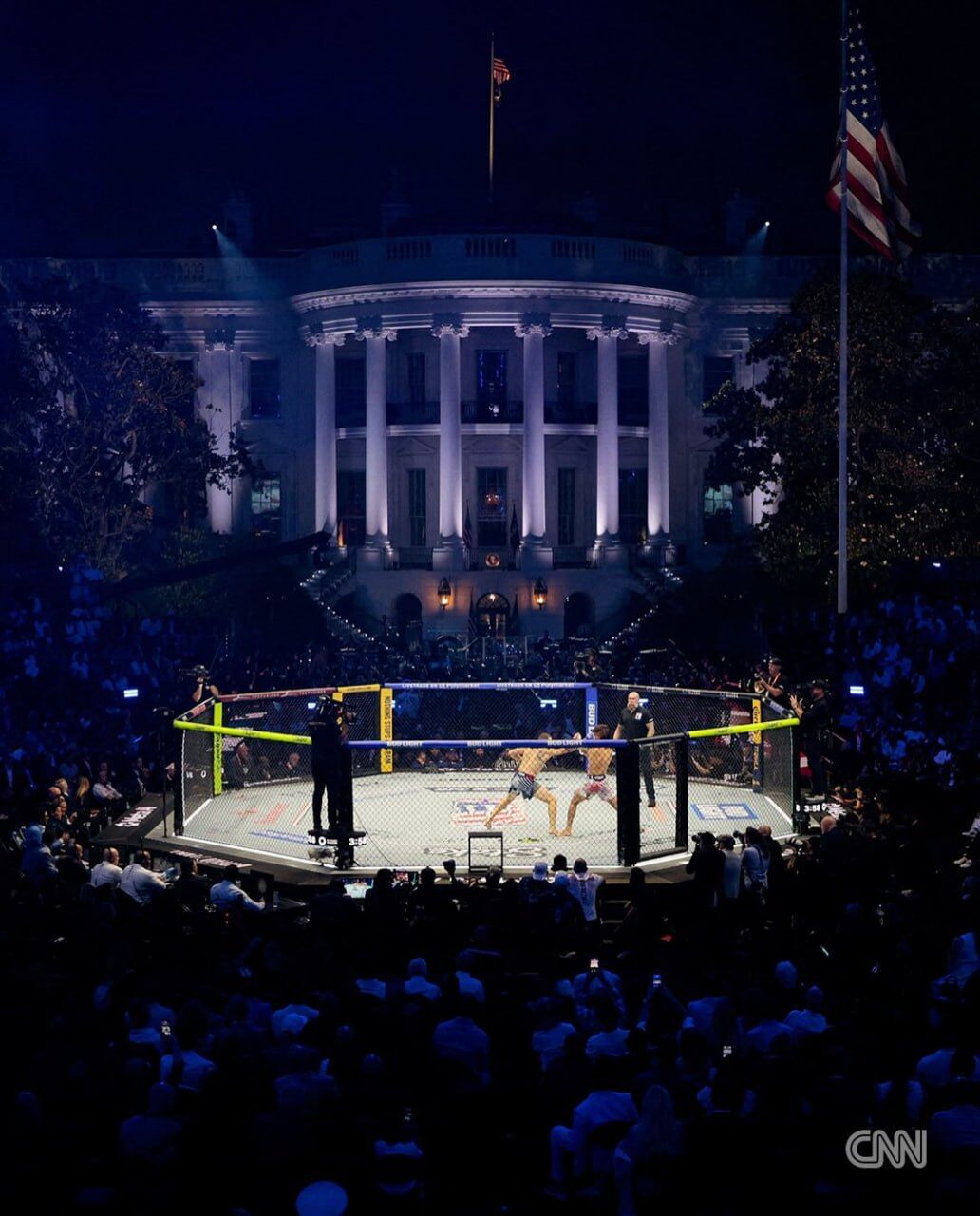 Трамп відсвяткував 80-річчя UFC-шоу просто на території Білого дому