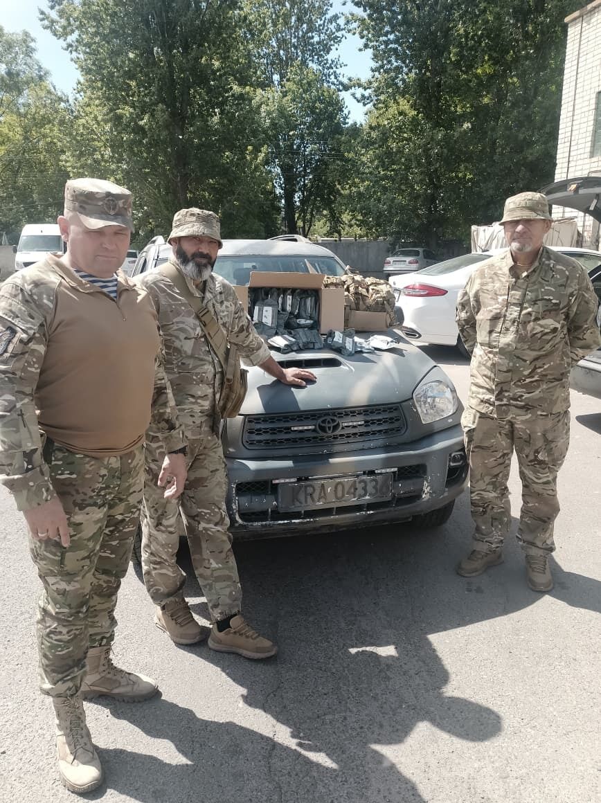 Сергей Давыдов на территории п/ч Ф4723