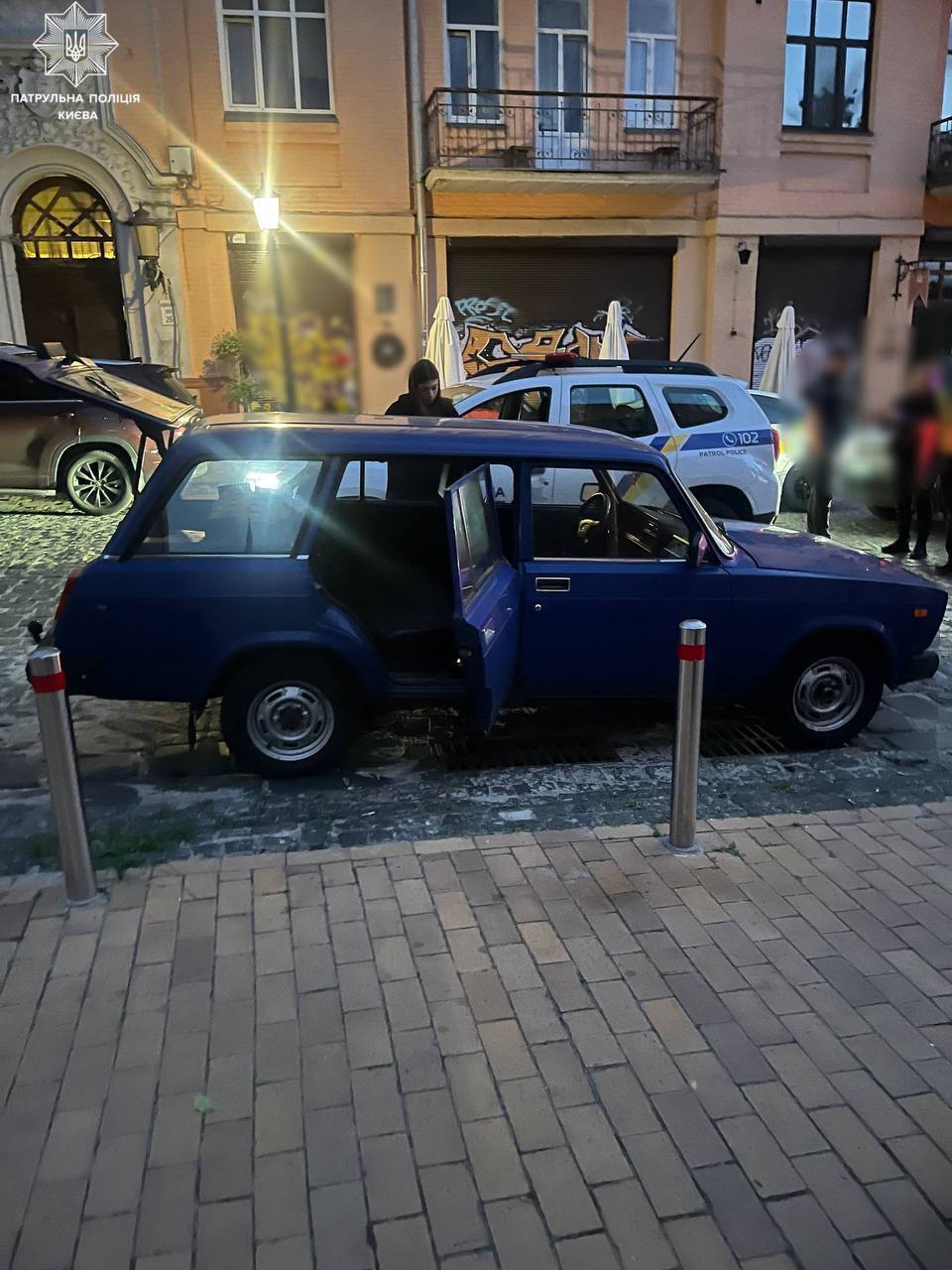 В Киеве полицейские ''на горячем'' задержали автоворов